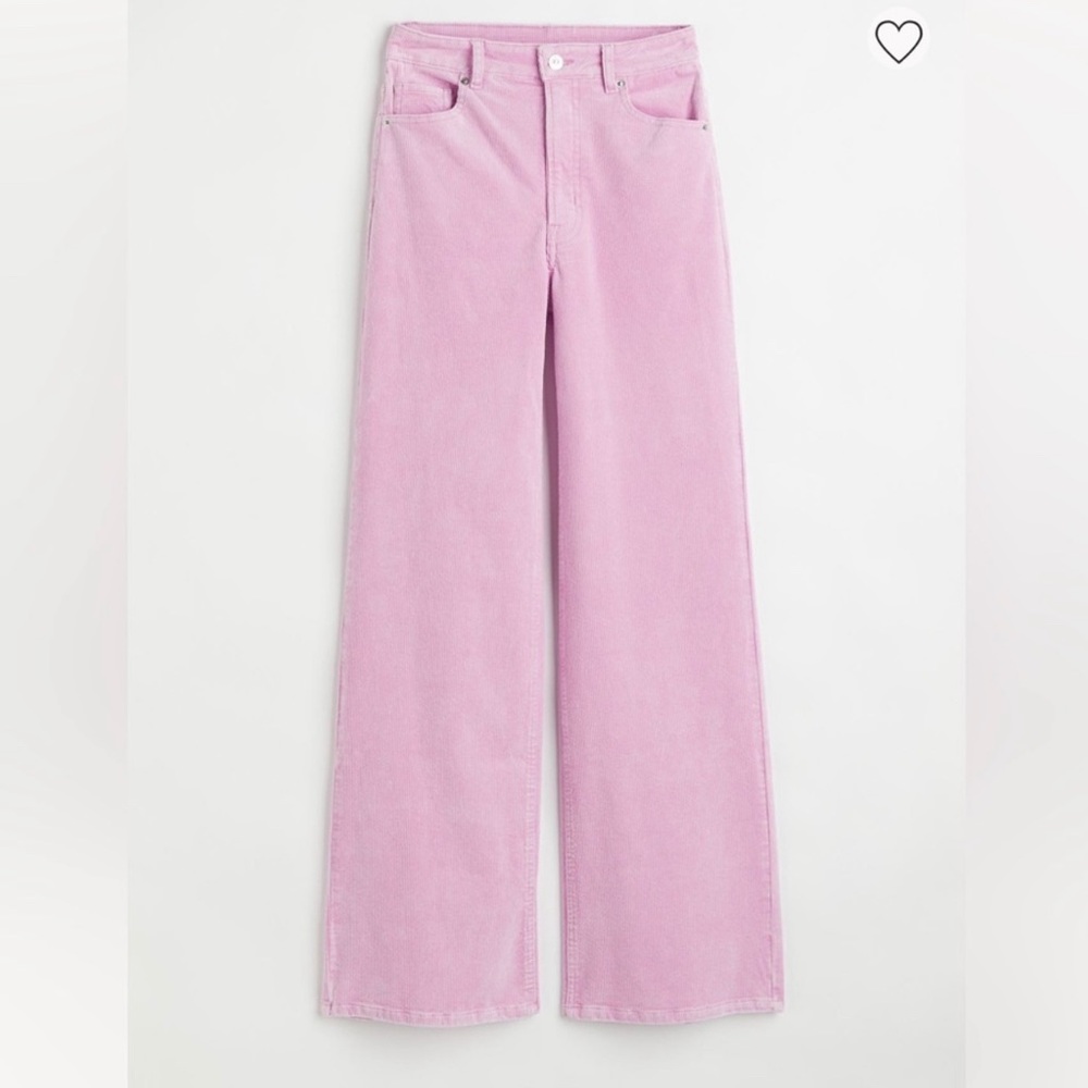 H&M Cherry Blossom Pink Wide Leg Jeans 🌸